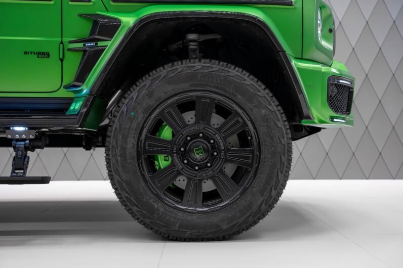 Mercedes-Benz G 63 AMG 4×4² BRABUS 800 2023 – Green Hell Magno, Full Carbon Widebody, 22″ BRABUS Wheels, 799 HP, Burmester, TV Tuner