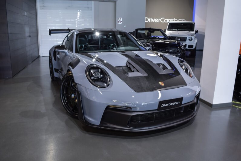 Porsche 911 GT3 RS (992) – Arctic Grey, Weissach Package, Magnesium Wheels, PCCB, Club Sport