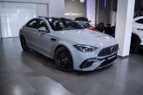 Mercedes-AMG C 63 S E Performance 2024 – MANUFAKTUR Alpine Grey, 680 HP, Ceramic Brakes, AMG Track Pace, Panoramic Roof