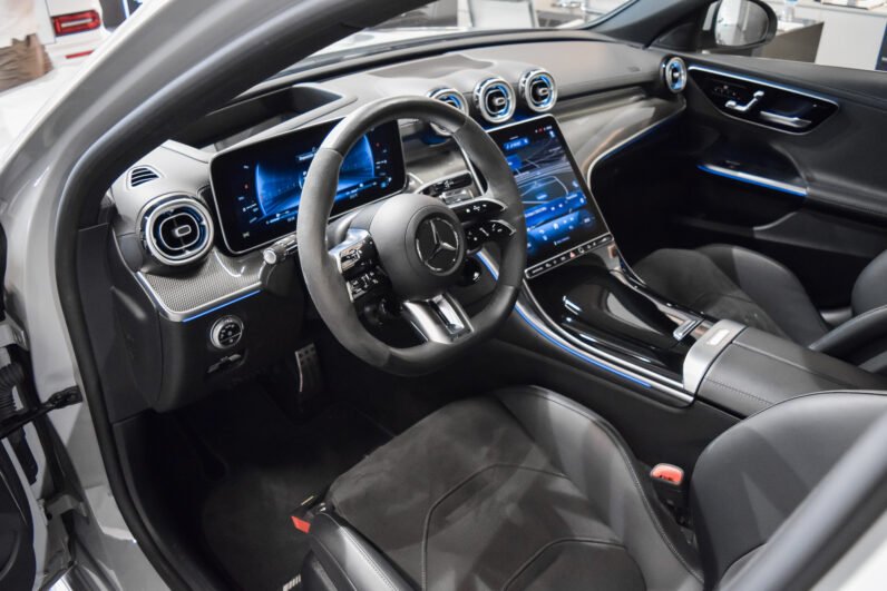 Mercedes-AMG C 63 S E Performance 2024 – MANUFAKTUR Alpine Grey, 680 HP, Ceramic Brakes, AMG Track Pace, Panoramic Roof