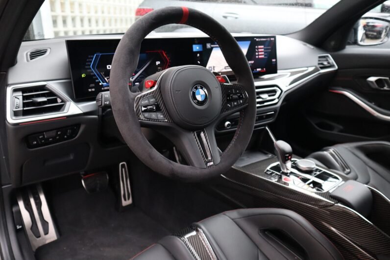BMW M3 CS 2023 – Sapphire Black, Carbon Interior & Exterior, M Driver’s Package, Harman/Kardon