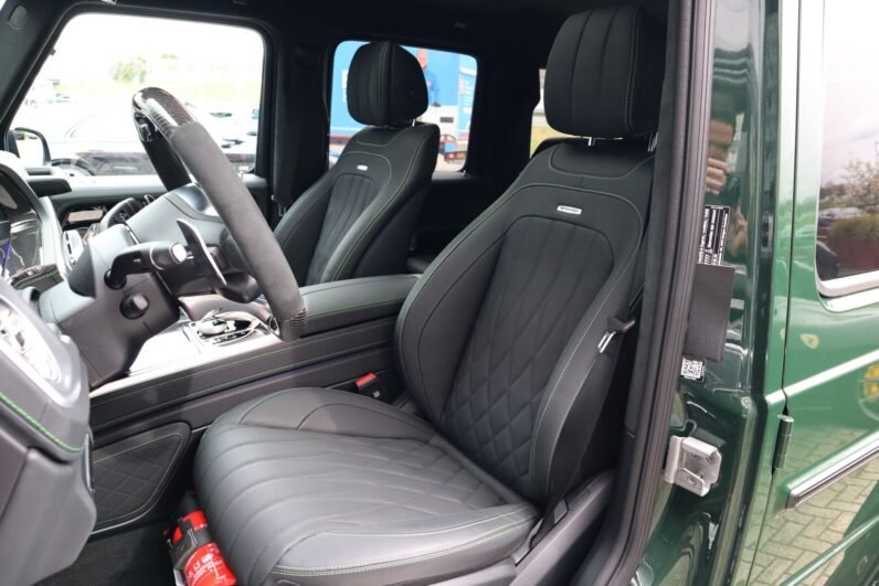 Mercedes-AMG G 63 2024 – 585 PS SUV in Deep Green with Carbon Interior, Massage Seats & Burmester Sound