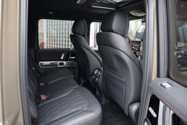 Mercedes-AMG G 63 2024 – Dark Olive Magno, Carbon Package, Manufaktur Interior, Burmester 3D & Massage Seats