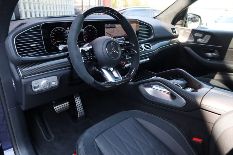 Mercedes-AMG GLE 63 S 2025 – 634 PS SUV in Mystik Blue with Carbon Interior, Ceramic Brakes & Driver’s Package