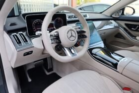 Mercedes-AMG S 63 S E Performance 2024 – 802 PS Plug-In Hybrid in Silizium Grey with First Class Interior & Burmester 4D