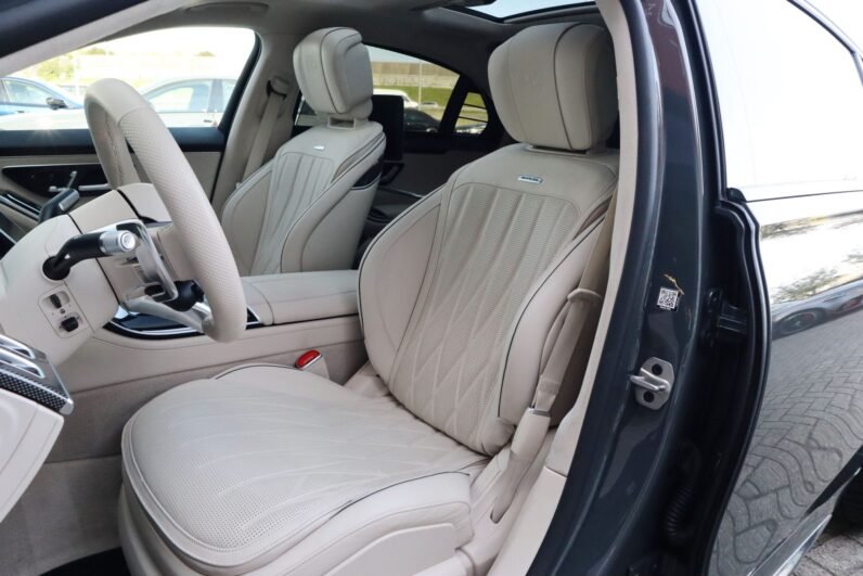 Mercedes-AMG S 63 S E Performance 2024 – 802 PS Plug-In Hybrid in Silizium Grey with First Class Interior & Burmester 4D