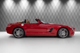 Mercedes-Benz SLS AMG 6.2 V8 Roadster 2011 for Sale – Sapphire Red, Beige Leather, Carbon Trim