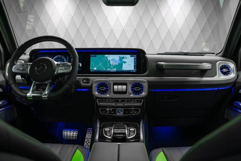 Mercedes-Benz G 63 AMG 4×4² BRABUS 800 2023 – Green Hell Magno, Full Carbon Widebody, 22″ BRABUS Wheels, 799 HP, Burmester, TV Tuner