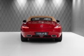 Mercedes-Benz SLS AMG 6.2 V8 Roadster 2011 for Sale – Sapphire Red, Beige Leather, Carbon Trim