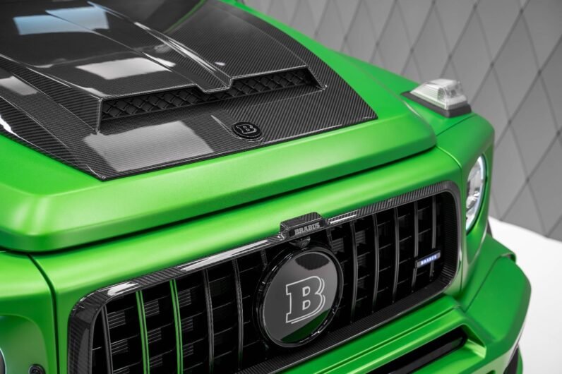 Mercedes-Benz G 63 AMG 4×4² BRABUS 800 2023 – Green Hell Magno, Full Carbon Widebody, 22″ BRABUS Wheels, 799 HP, Burmester, TV Tuner