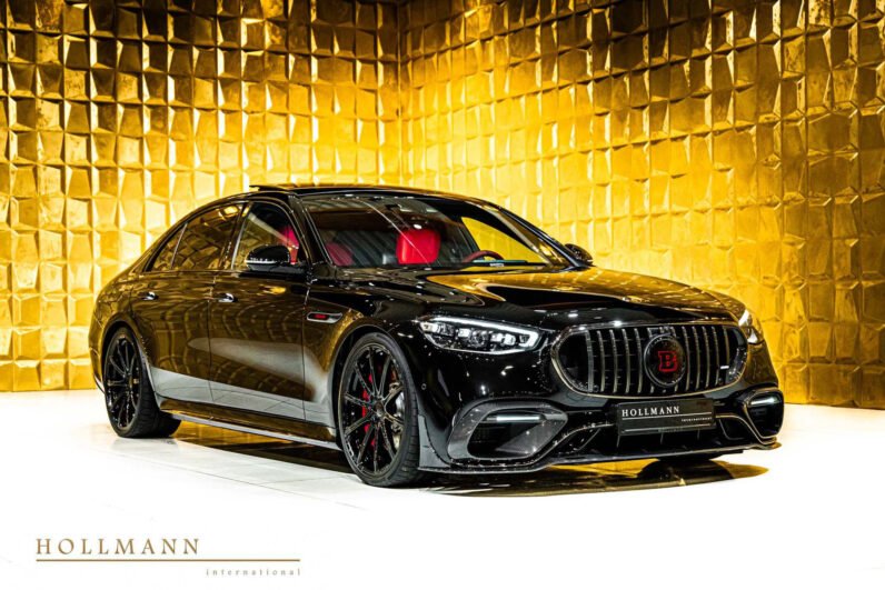 Mercedes-AMG S 63 E Performance BRABUS B930 2024 for Sale – Obsidian Black, 930 HP Plug-in Hybrid, Red/Black Interior, Rear Entertainment & Monoblock Z Wheels