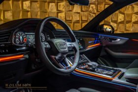 Audi RSQ8 Performance 2025 for Sale – Mythos Black, 640 HP, 23” Wheels, Ceramic Brakes, B&O Sound, Panoramic Roof & Massage Seats