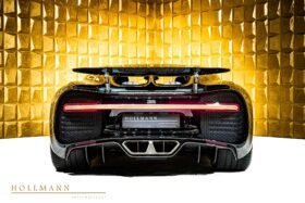 Bugatti Chiron 2018 for Sale – Full Black Carbon, 1,500 HP W16, French Racing Blue Leather Interior & Only 2,475 km