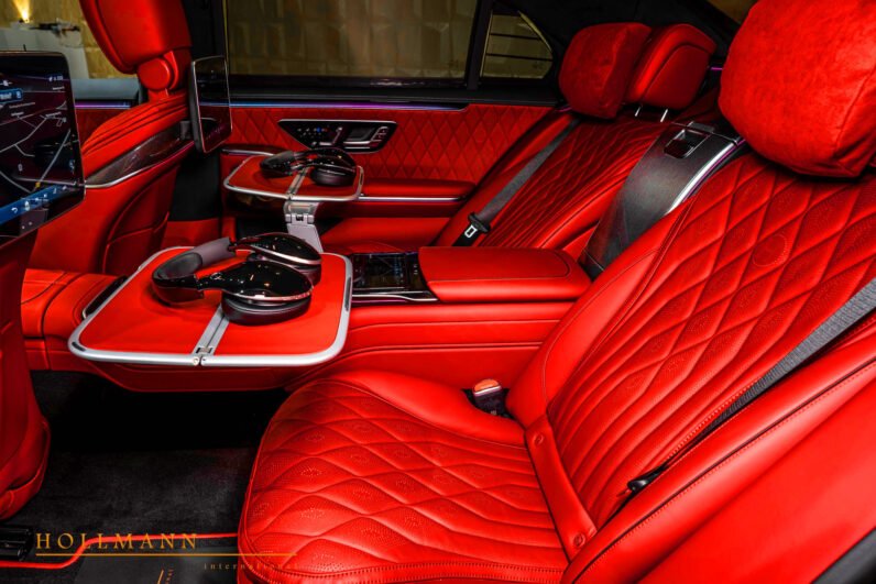 Mercedes-AMG S 63 E Performance BRABUS B930 2024 for Sale – Obsidian Black, 930 HP Plug-in Hybrid, Red/Black Interior, Rear Entertainment & Monoblock Z Wheels