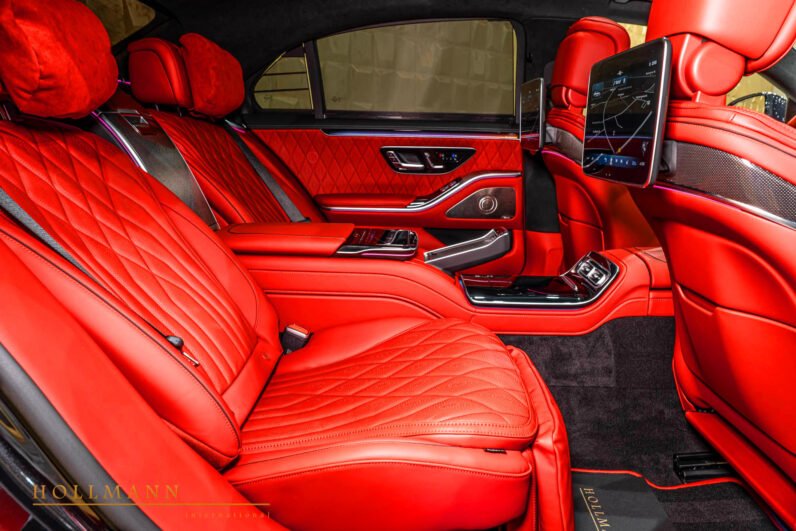 Mercedes-AMG S 63 E Performance BRABUS B930 2024 for Sale – Obsidian Black, 930 HP Plug-in Hybrid, Red/Black Interior, Rear Entertainment & Monoblock Z Wheels