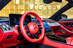 Mercedes-AMG S 63 E Performance BRABUS B930 2024 for Sale – Obsidian Black, 930 HP Plug-in Hybrid, Red/Black Interior, Rear Entertainment & Monoblock Z Wheels