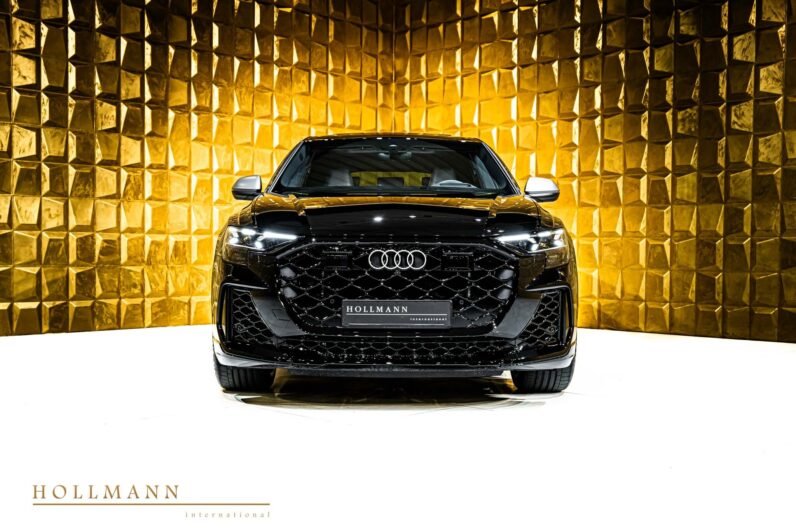 Audi RSQ8 Performance 2025 for Sale – Mythos Black, 640 HP, 23” Wheels, Ceramic Brakes, B&O Sound, Panoramic Roof & Massage Seats