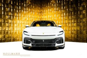 Ferrari Purosangue 2025 for Sale – Bianco Cervino, 725 HP V12, Carbon Pack, Panoramic Roof, Massage Seats & Surround View