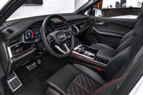 Audi SQ7 2023 – Pearl Effect Paint, 507 HP, Valcona Leather, Panoramic Roof, Laser Matrix LED & 22” Wheels