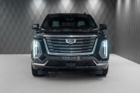 Cadillac Escalade ESV 2025 – Galactic Gray, 24″ Polished Wheels, 55″ Curved Display, Night Vision, AKG 36 Speakers, Massage Seats