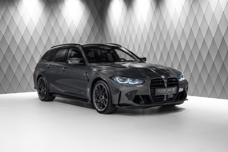 BMW M3 Competition xDrive Touring 2023 for Sale – Dravit Grey, Carbon Exterior, 19″/20″ Forged Wheels, Laserlight, Harman Kardon & Ventilated Seats