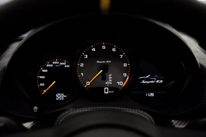 For Sale: Porsche 718 RS Spyder 2024 – Black on Black, Weissach Package, 500 HP Flat-6, Carbon Details & Full Bucket Seats