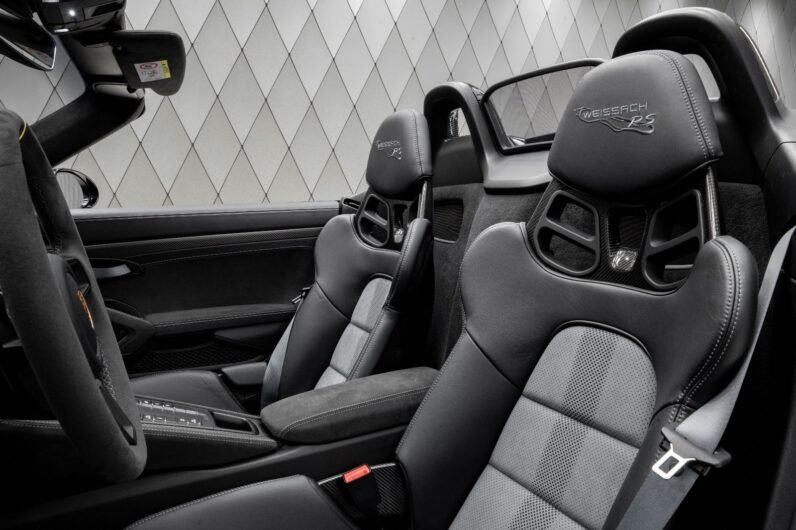 For Sale: Porsche 718 RS Spyder 2024 – Black on Black, Weissach Package, 500 HP Flat-6, Carbon Details & Full Bucket Seats