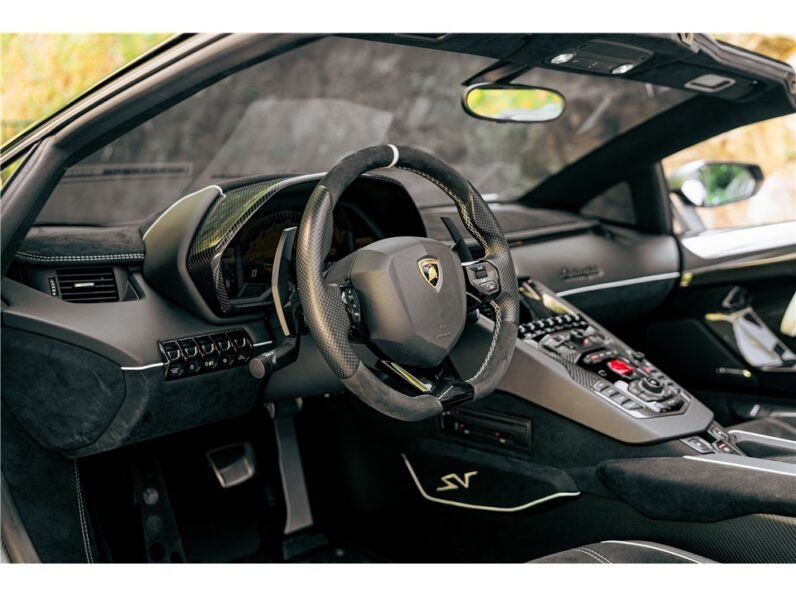 For Sale: Lamborghini Aventador Roadster SV – Bianco Isis, 750 HP, Carbon Pack, Limited to 500 Units