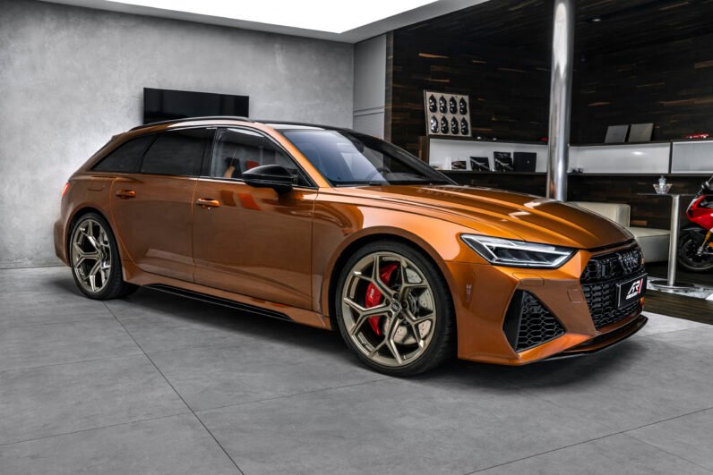 For Sale: Audi RS6 Exclusive 4.0 TFSI Performance 2024 – Copper Metallic, Two-Tone Interior, 463 kW (~621 HP), 7,820 km