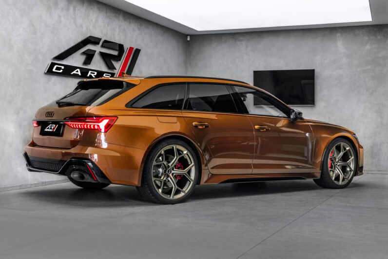 For Sale: Audi RS6 Exclusive 4.0 TFSI Performance 2024 – Copper Metallic, Two-Tone Interior, 463 kW (~621 HP), 7,820 km