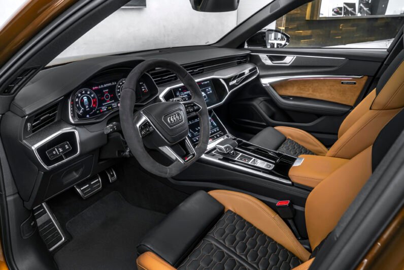 For Sale: Audi RS6 Exclusive 4.0 TFSI Performance 2024 – Copper Metallic, Two-Tone Interior, 463 kW (~621 HP), 7,820 km