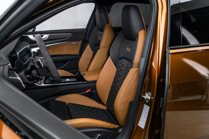 For Sale: Audi RS6 Exclusive 4.0 TFSI Performance 2024 – Copper Metallic, Two-Tone Interior, 463 kW (~621 HP), 7,820 km