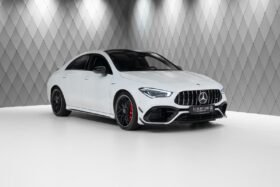 For Sale: Mercedes-Benz CLA 45 AMG S 4MATIC+ – Digital White, Black Interior, 421 HP, Aerodynamics Package