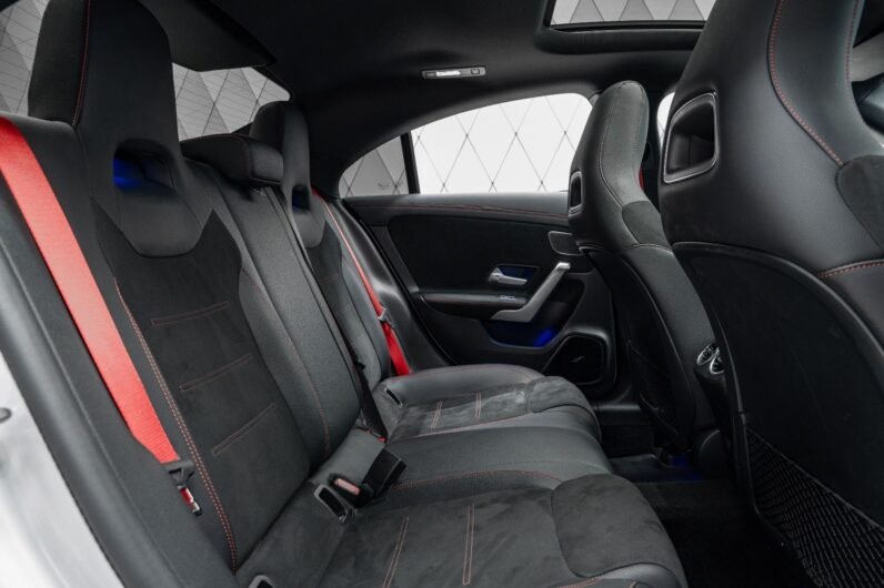 For Sale: Mercedes-Benz CLA 45 AMG S 4MATIC+ – Digital White, Black Interior, 421 HP, Aerodynamics Package