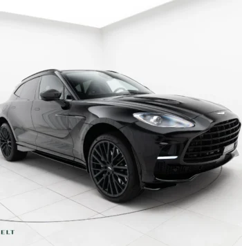 Aston Martin DBX 707 2023 for sale in black on black with 707 HP V8, carbon pack, and 23-inch forged alloy wheels