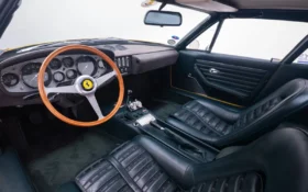 Ferrari 365 GTB/4 Daytona Plexiglas 1970 for Sale – Giallo Fly, Black Leather, Matching Numbers