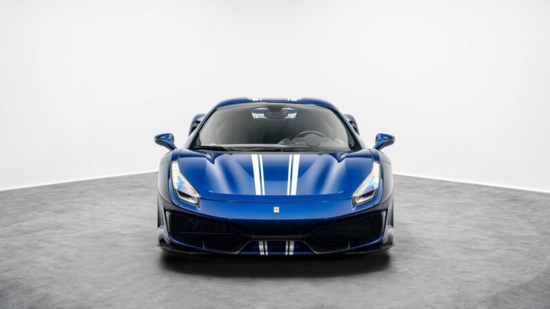 For Sale: Ferrari 488 Pista Spider 2020 – Blue Tour de France, 711 HP V8 Twin-Turbo, Carbon Interior & Racing Heritage