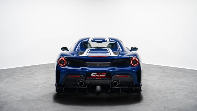For Sale: Ferrari 488 Pista Spider 2020 – Blue Tour de France, 711 HP V8 Twin-Turbo, Carbon Interior & Racing Heritage