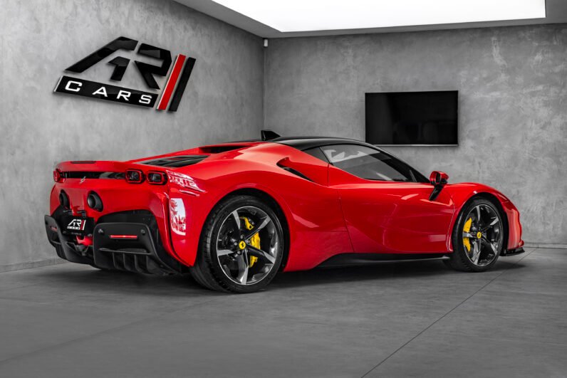 For Sale: Ferrari SF90 Stradale 2025 – Rosso Corsa, Black/Red Interior, 986 HP Hybrid
