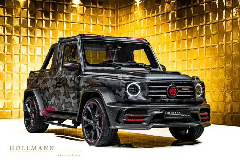 Mercedes-Benz G 63 STAR TROOPER Pick-Up Edition 2023 for Sale – MANSORY × Philipp Plein, 850 HP, 1 of 7 Worldwide, 50 Shades of Grey Camouflage