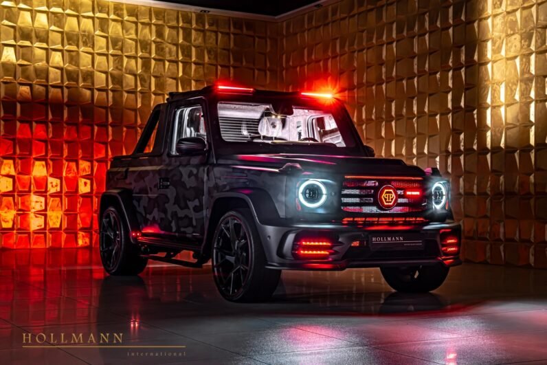 Mercedes-Benz G 63 STAR TROOPER Pick-Up Edition 2023 for Sale – MANSORY × Philipp Plein, 850 HP, 1 of 7 Worldwide, 50 Shades of Grey Camouflage