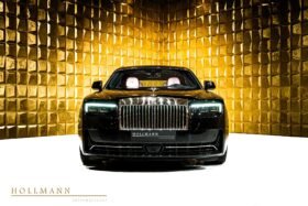 Rolls-Royce Ghost Extended 2025 for Sale – Black Diamond, Seashell Interior, 571 HP V12, Illuminated Grille, Shooting Star Headliner