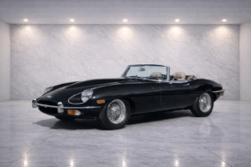 For Sale: Jaguar E-Type 4.2 – 1969, Black/Black, 9,452 km, Collector-Grade Condition