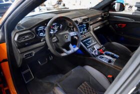 For Sale: Lamborghini Urus Performante 2024 – Arancio Borealis, 666 HP V8 Twin-Turbo, Carbon Fibre Pack, Akrapovic Titanium Exhaust & 23″ Gloss Black Wheels