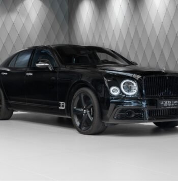 Bentley Mulsanne Speed 2017 for sale in Beluga Black with 537 HP V8, Naim audio, carbon ceramic brakes, and diamond quilted interior.