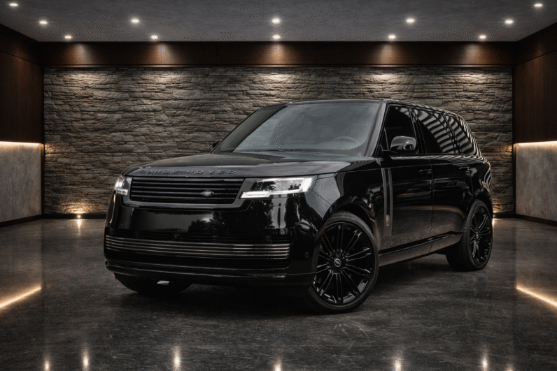 For Sale: Range Rover P615 SV – Santorini Black, 23″, 615 PS, Full Black Interior