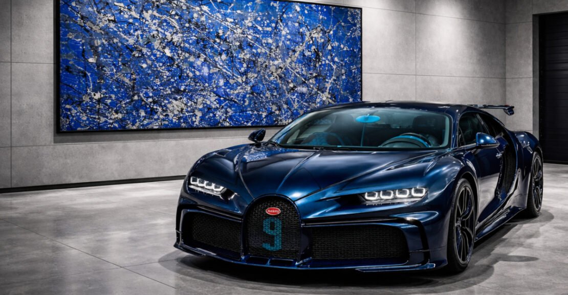 Abstract Art in Luxury Garages — When Automotive Spaces Become Private Galleries