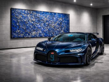 Abstract Art in Luxury Garages — When Automotive Spaces Become Private Galleries