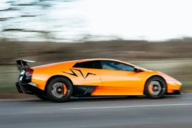 For Sale: Lamborghini Murciélago LP670-4 SV — Arancio Atlas, RHD, Low Mileage