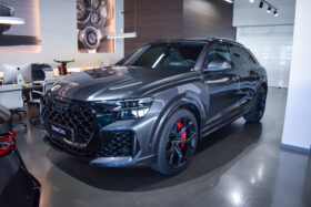 Audi RS Q8 Performance · Daytona Grey · Black Optics Plus · High Spec SUV
